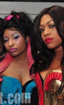 Nicki Minaj and Trina // Nicki Minaj & Trina's Birthday Party at Club Miami in Atlanta - December 5th 2009