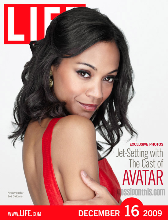 Zoe Saldana // December 16th cover of LIFE Magazine