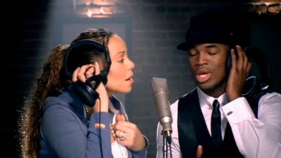 Singers Mariah Carey and Ne-Yo team up to show the creative process of 