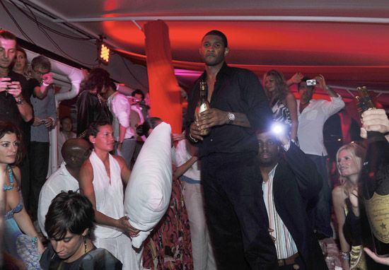 Usher // Private New Year's Eve Party at Nicky Beach in St. Barth's