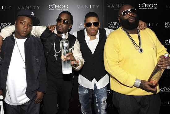 Jadakiss, Diddy, Nelly and Rick Ross // Grand Opening of Vanity Nightclub Hosted by Diddy