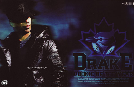 scans of rapper Drake in