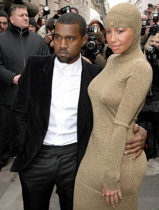 Kanye West & Amber Rose: More Fur & Fanny Packs in France