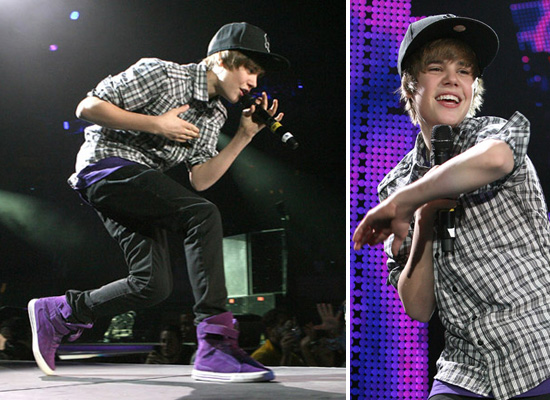 justin bieber purple high tops. 3 You And Justin Were Best