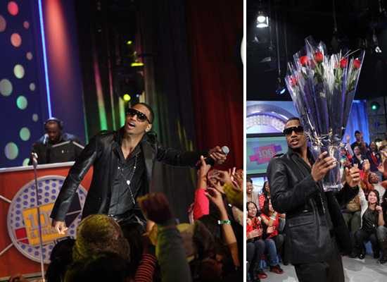 trey songz haircut. Trey Songz Stops by BET#39;s 106