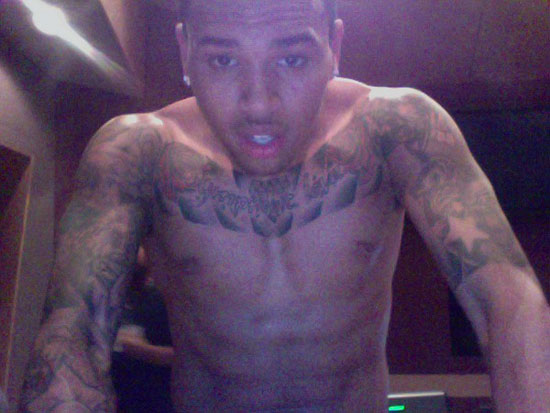 chris brown workout