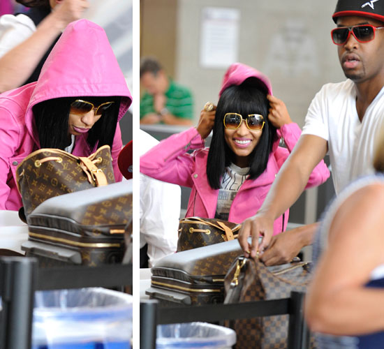 Young Money rapper Nicki Minaj and her rumored boyfriend were spotted going