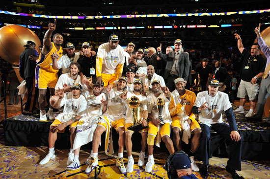 NBA Finals 2010: Game 7 - the Los Angeles Lakers Win Championship Title