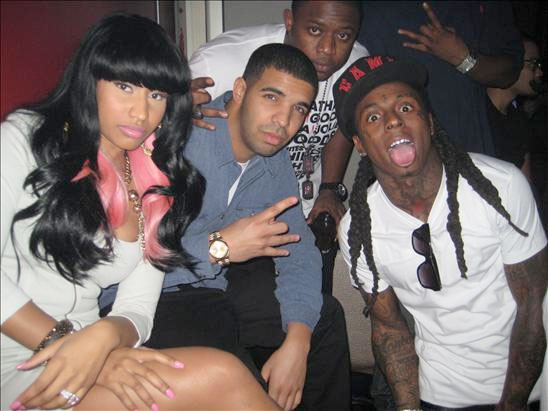 lil wayne nicki minaj and drake. Lil Wayne posted an entry a