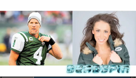 Vikings lose to Jets — and to combustible mix of Favre celebrity,  'sexting,' 24/7 media and, of course, cleavage