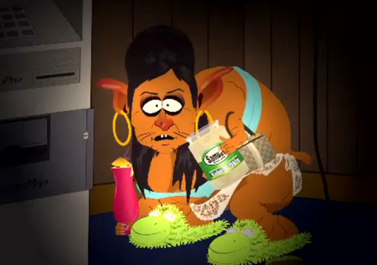 jersey shore on south park. South Park has officially