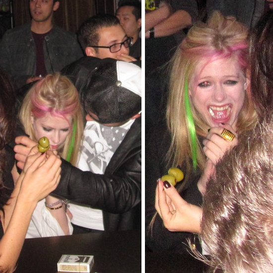 Avril Lavigne Partying