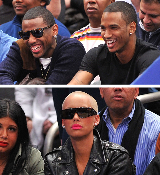 amber rose pregnant by fabolous. Fabolous, Trey Songz and Amber
