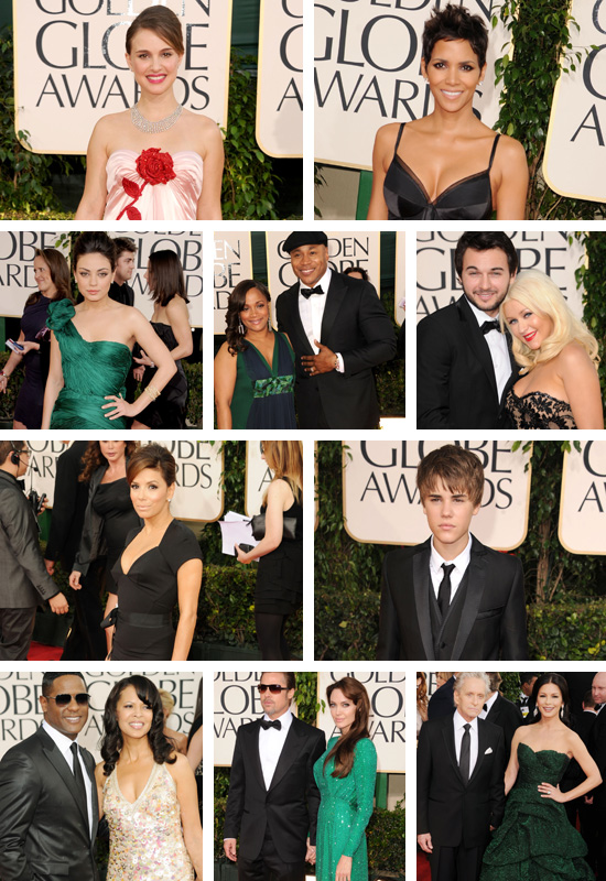justin bieber golden globes red carpet. The red carpet featured