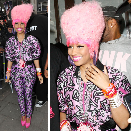 nicki minaj in london 2011. Nicki Minaj rocked a bright