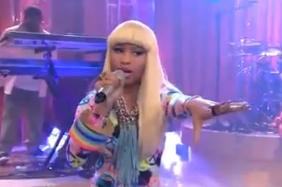 nicki minaj moment 4 life video stills. Nicki Minaj Performs “Moment 4