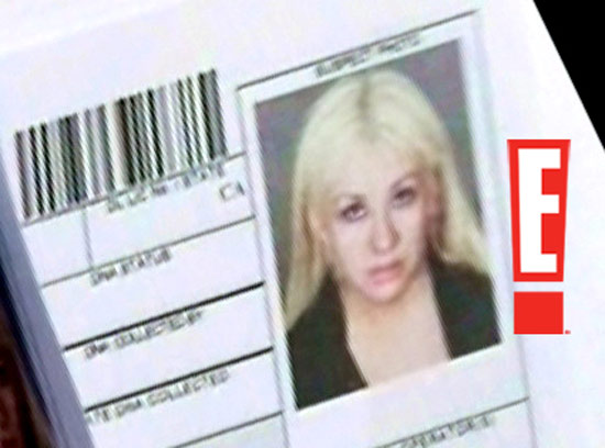 christina aguilera mugshot picture. Christina Aguilera#39;s Mugshot!