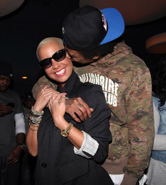 amber rose and wiz khalifa engaged. “Wiz is going on tour for the
