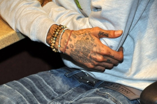 wiz khalifa amber rose tattoo face. Wiz Khalifa is really taking