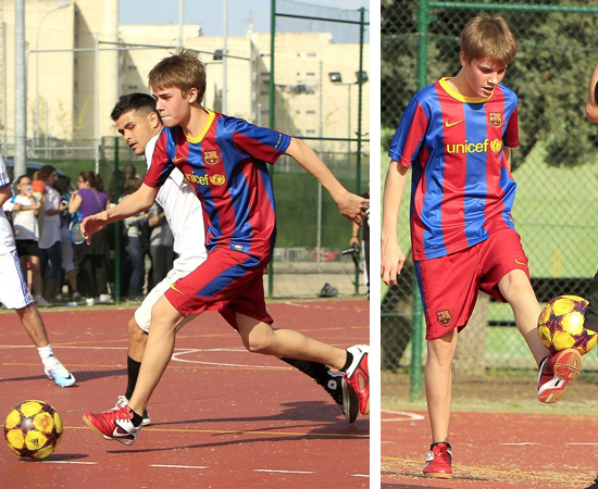 justin bieber soccer jersey. Justin Bieber was spotted