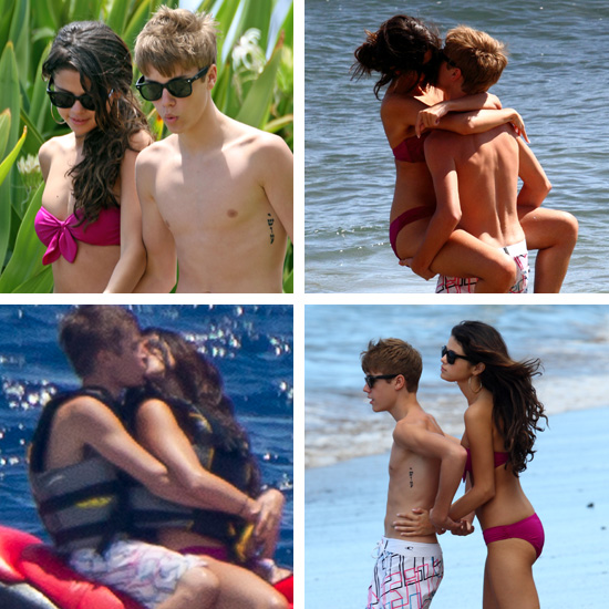 justin bieber and selena gomez in hawaii making out. Justin Bieber and Selena Gomez