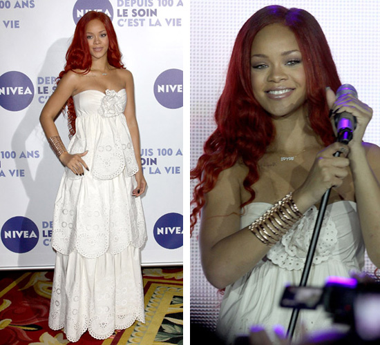 136 Nivea Rihanna Celebrate 100 Years Of Skincare Stock Photos