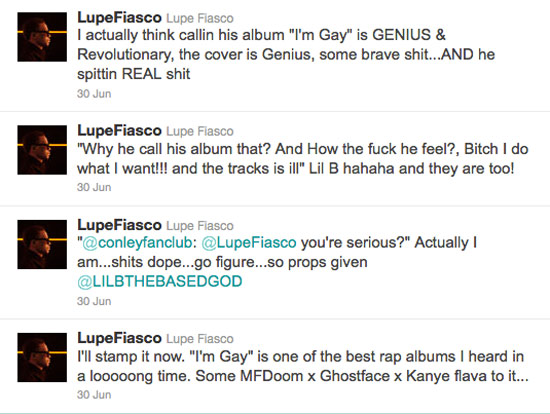 Lupe Fiasco Calls Lil B A Genius And A Revolutionary