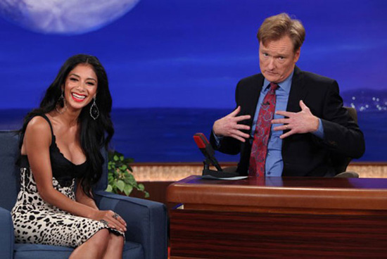 Nicole Scherzinger Does Her Best Britney Spears Impression On Conan 3628