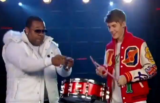 Watch Justin Bieber's New "Drummer Boy" NBA Promo Featuring Busta Rhymes VIDEO