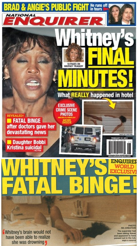 Whitney Houston Death Photo Published By The National Enquirer 5749