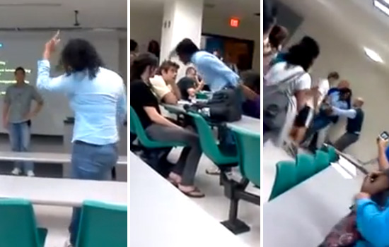 FAU Student Spazzes Out in the Middle of Class and Threatens to Kill People [VIDEO]