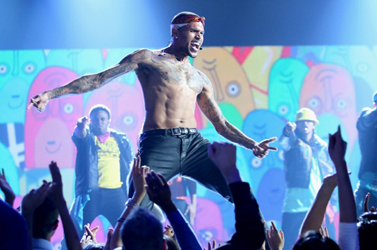 Chris Brown Performs Turn Up The Music At The 2012 Billboard Music Awards 