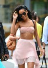 rihanna see through top 01 100x140 Rihanna Flashes Her Nipples in See Through Bra Top [PHOTOS]
