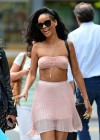 rihanna see through top 04 100x140 Rihanna Flashes Her Nipples in See Through Bra Top [PHOTOS]