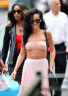 rihanna see through top 07 100x140 Rihanna Flashes Her Nipples in See Through Bra Top [PHOTOS]