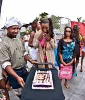 new "Basketball Wives L.A." castmember Brooke Bailey at her birthday party