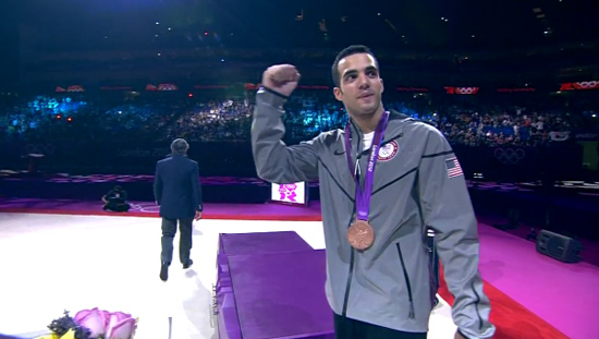 Danell Leyva bronze medal