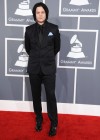 Jack White on the red carpet at the 2013 Grammy Awards
