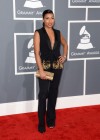 Melanie Fiona on the red carpet at the 2013 Grammy Awards
