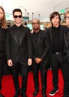 Adam Levine & Maroon 5 on the red carpet at the 2013 Grammy Awards