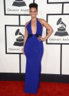 Alicia Keys on the red carpet of the 2014 Grammy Awards