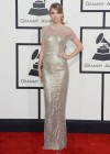 Taylor Swift on the red carpet of the 2014 Grammy Awards