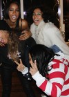 Kelly Rowland, Beyoncé, Solange and cousin Angie at Kelly's 33rd "Liquid Gold Fondue" Birthday Party