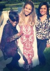 Ciara with her mom Jackie (right) and Future's mom Stephanie (left) at Ciara's baby shower