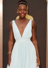 Lupita Nyong'o on the red carpet of the 2014 Oscars