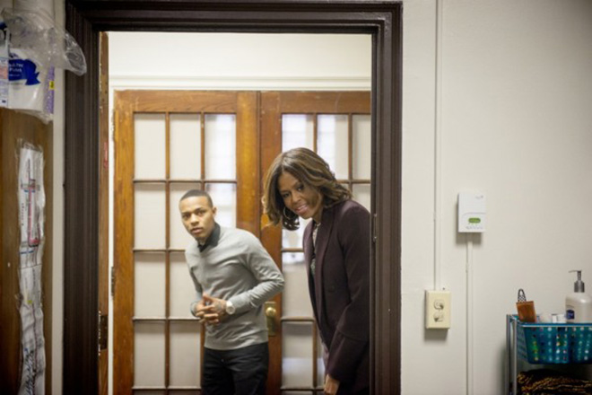Bow Wow & First Lady Michelle Obama at Howard University