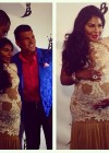 Lil Kim with Mr. Papers & party planner David Tutera at her "Royal Baby Shower"