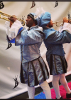 Trumpeters at Lil Kim's "Royal Baby Shower"