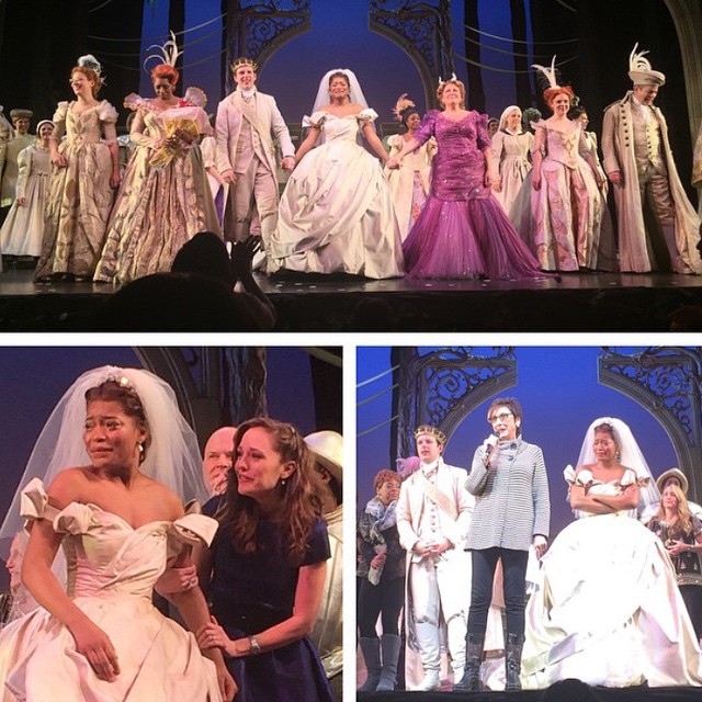 Keke Palmer & NeNe Leakes at final curtain call for Rodgers & Hammerstein's Cinderella on Broadway