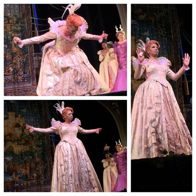 NeNe Leakes at final curtain call for Rodgers & Hammerstein's Cinderella on Broadway
